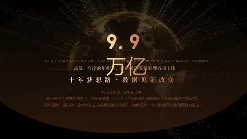 黑金简约商务房地产营销策划模板