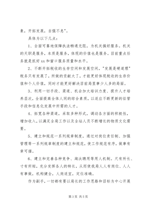 副局长竞聘演讲稿.docx