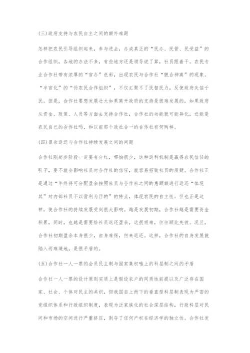 中国农民专业合作社发展的困惑与方向.docx