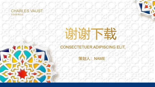 炫彩高端霸气创业融资计划书商业计划书PPT