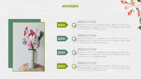 灰色简约文艺小清新工作汇报通用PPT模板