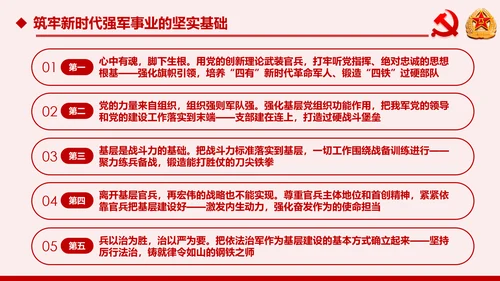 军队基层建设军队部队过硬作风强军兴军PPT