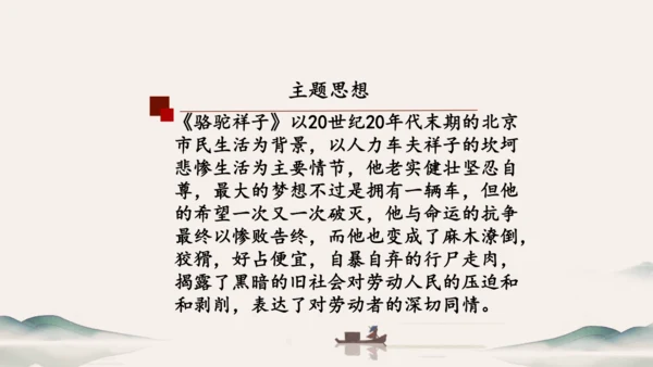 七年级语文下册第三单元名著导读《骆驼祥子》圈点与批注 课件（共24张PPT）