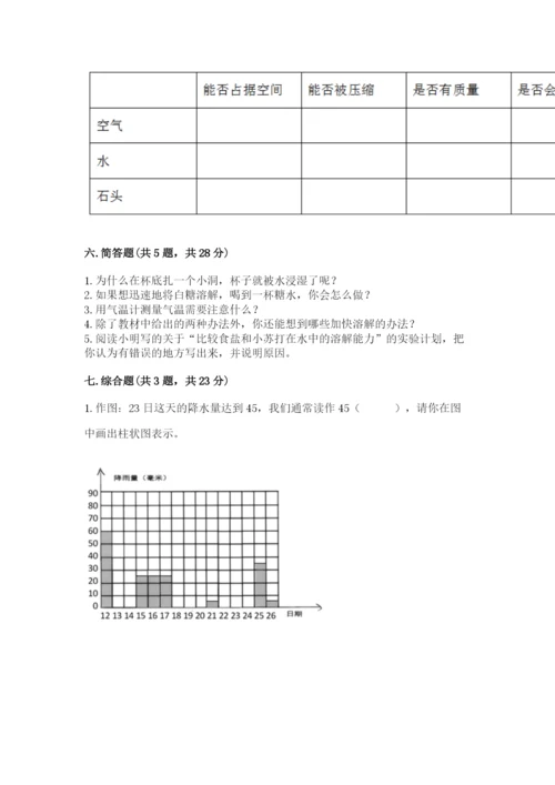 教科版三年级上册科学期末测试卷【典型题】.docx