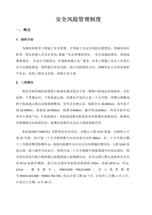 安全风险管理新规制度.docx