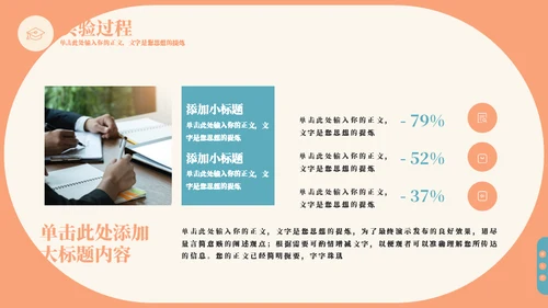 青绿橙清新毕业论文通用PPT模板