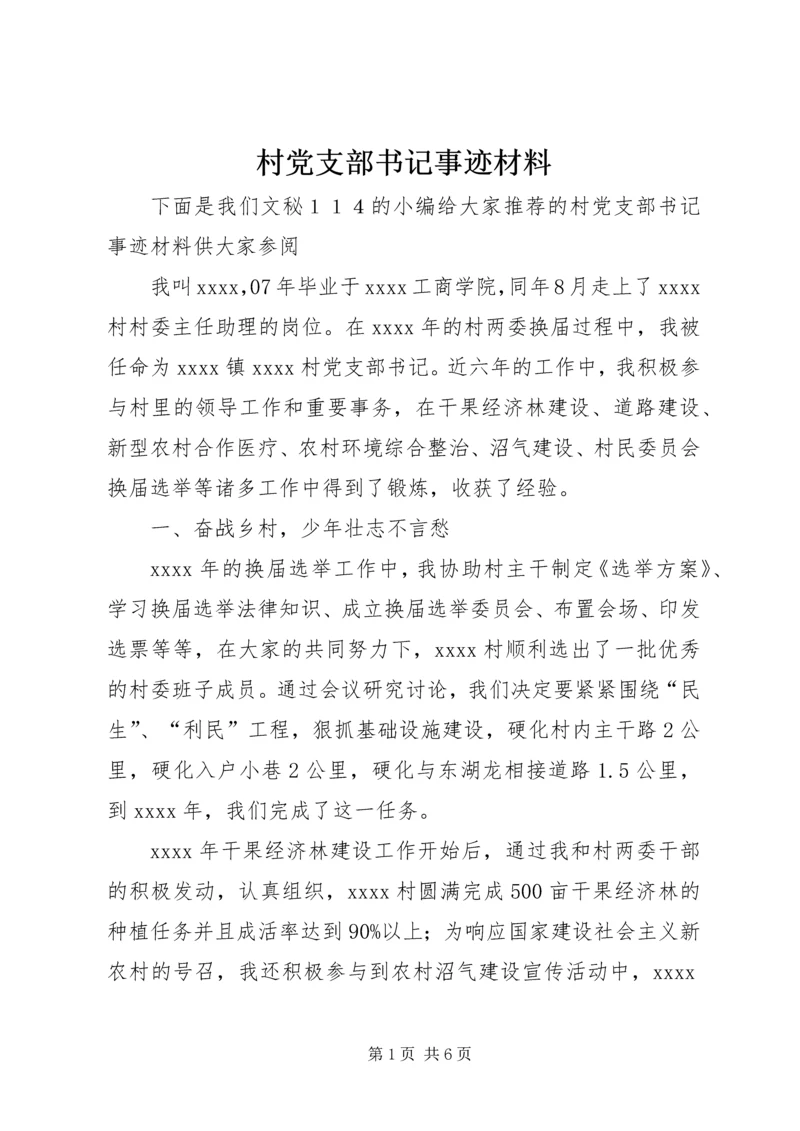 村党支部书记事迹材料 (14).docx