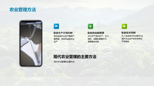 现代农业：管理与创新