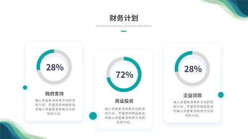简约商务科技风渐变线条公司介绍企业介绍产品介绍ppt模板科技公司介绍