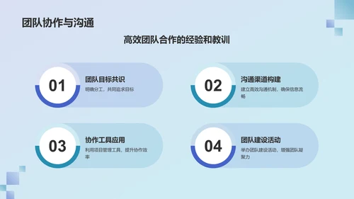 蓝色渐变风竞聘述职PPT模板
