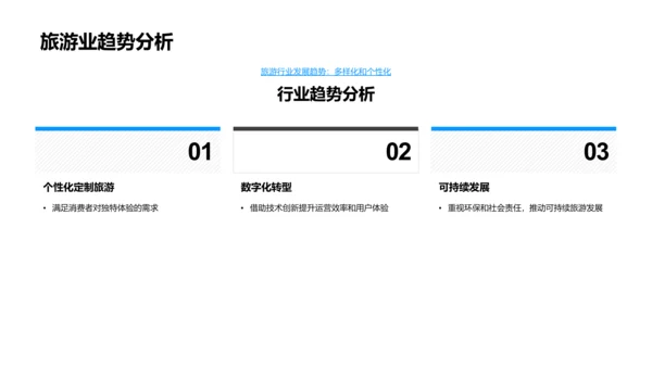 年度旅游业务总结PPT模板