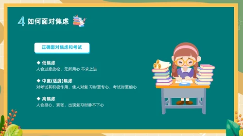 卡通清新黑板风中高年级期末考试总动员主题班会PPT期末考动员