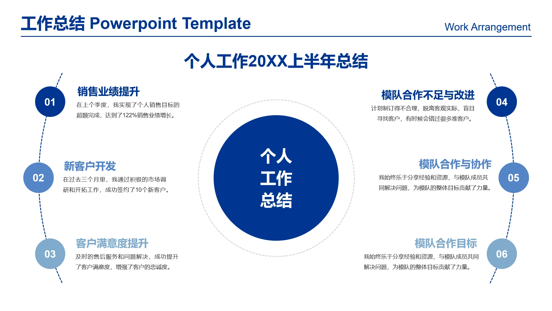 高级感工作汇报上半年个人工作总结