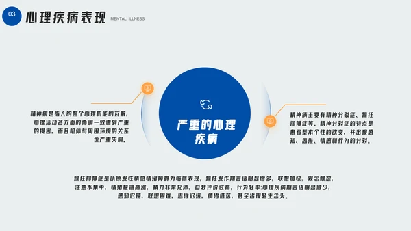 大学生心理疾病心理健康讲座PPT模板