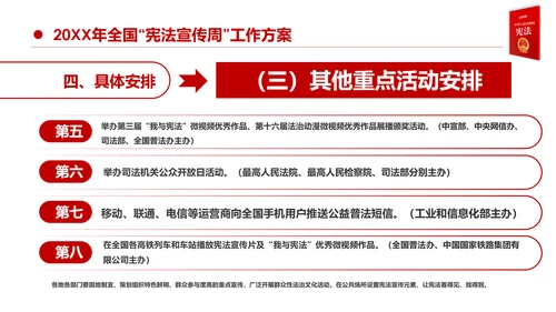 国家宪法日宪法宣传周活动工作方案党建PPT