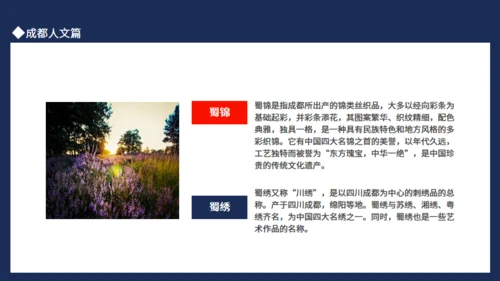 成都旅游玩锦里耍巷子游青城通用PPT模板