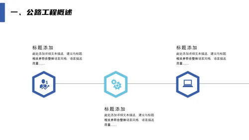 马路街道公路道路建设修路工程PPT汇报