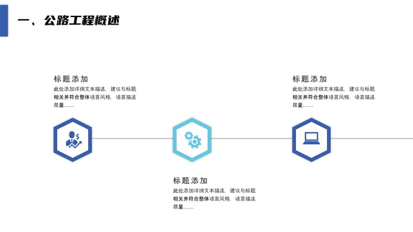 马路街道公路道路建设修路工程PPT汇报
