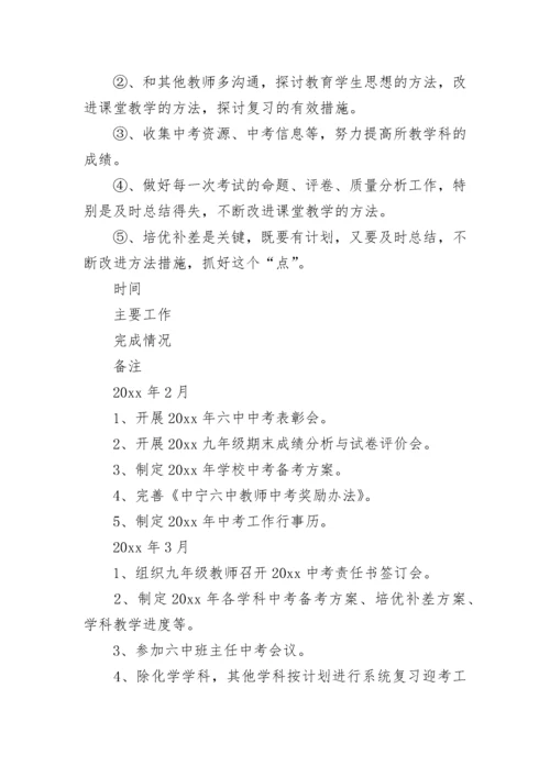 2023年中考备考实施方案 学校中考备考方案(二十篇).docx