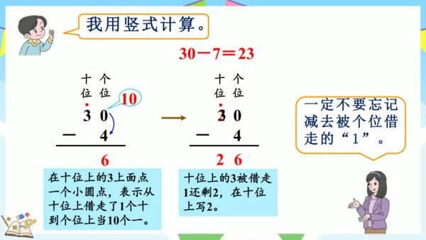 6 两位数减一位数、整十数（课件）-2023-2024学年一年级下册数学人教版 (2)(共31张PP