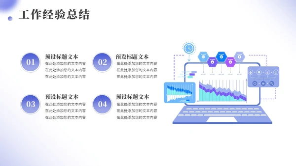 简约商务年终工作总结汇报PPT