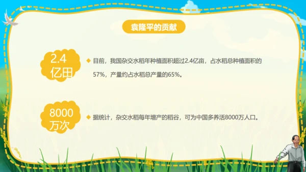 杂交水稻之父袁隆平通用PPT模板