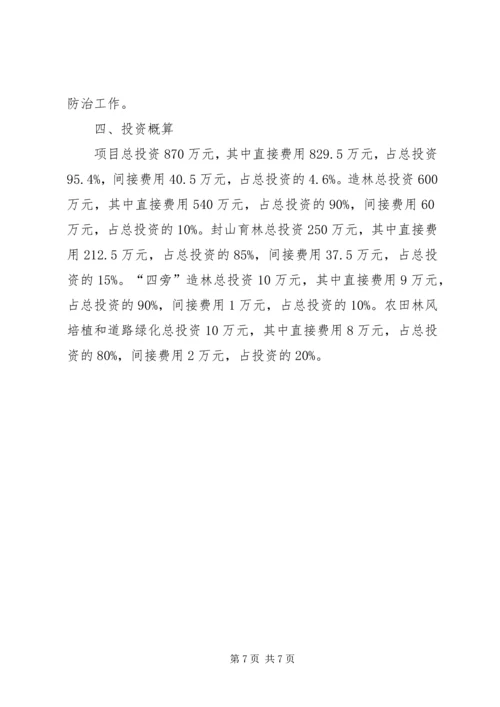 绿色生态建设植树造林绿化工程项目实施方案.docx