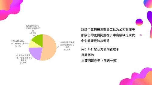 调查问卷分析报告通用PPT模板