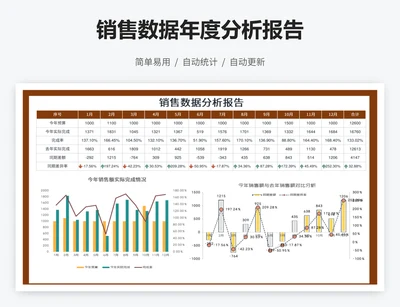 销售数据年度分析报告