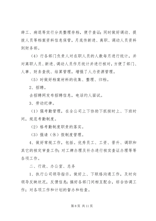 人事部个人行政年终工作总结.docx