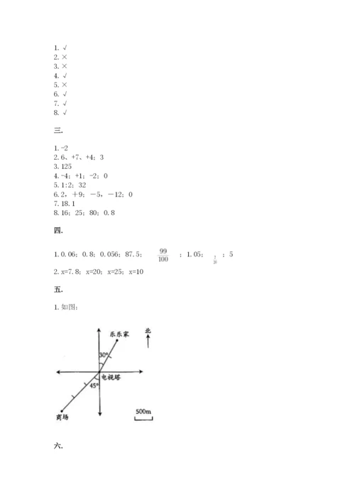 苏教版六年级数学小升初试卷含答案【a卷】.docx