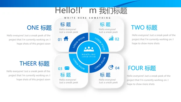 人力资源总监述职工作总结商务通用PPT动态模板