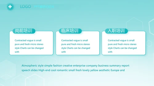 逆行者蓝色医生工作总结述职报告PPT