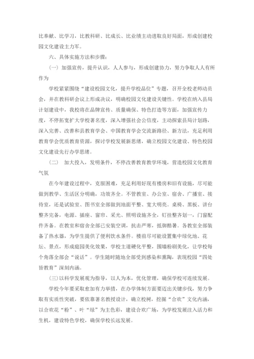 校园文化建设实施专项方案.docx