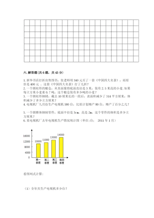 冀教版六年级下册期末真题卷附答案【基础题】.docx