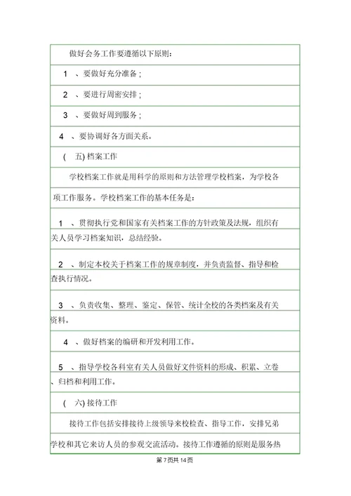 学校办公室管理制度规章制度