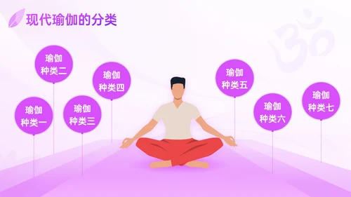 瑜伽之树生命延绅身体拉伸普拉提PPT模板