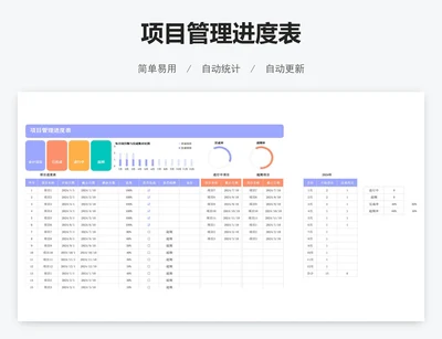 项目管理进度表