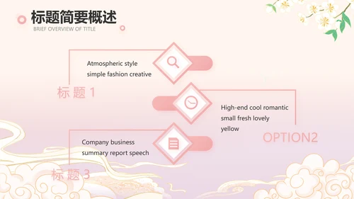 粉色中国风化妆品企业宣传介绍动态PPT模板