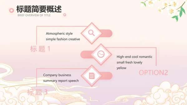 粉色中国风化妆品企业宣传介绍动态PPT模板