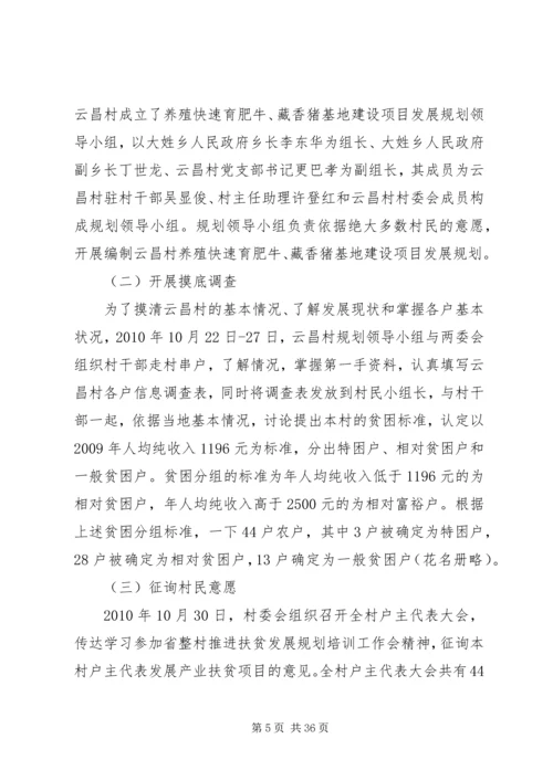 整村推荐扶贫发展计划.docx