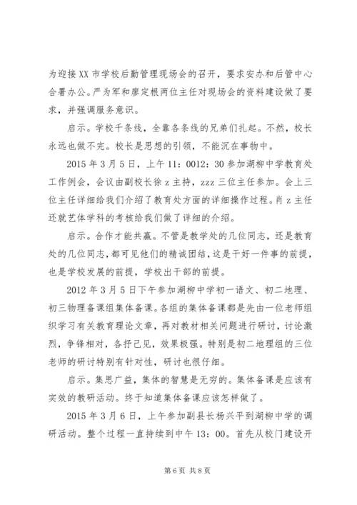 湖柳中学挂职学习报告.docx