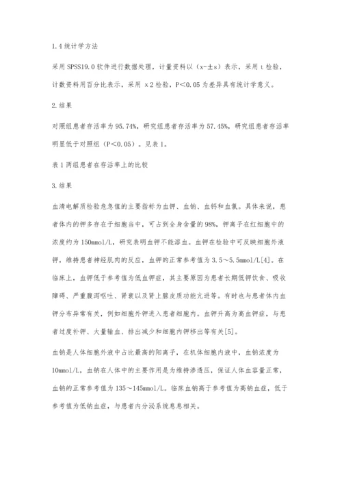 血清电解质检验危急值的临床应用黄晓勉.docx