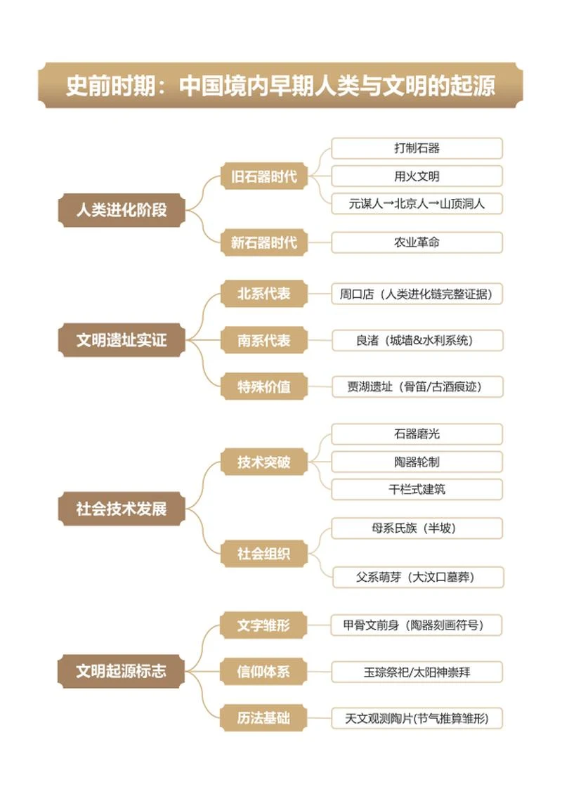 学习笔记-初中历史棕色简约word模板
