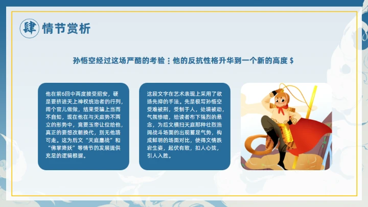 《西游记》大闹开宫通用PPT模板