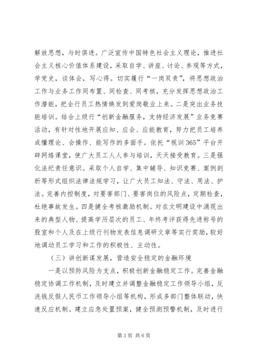 银行文明单位创建方案.docx