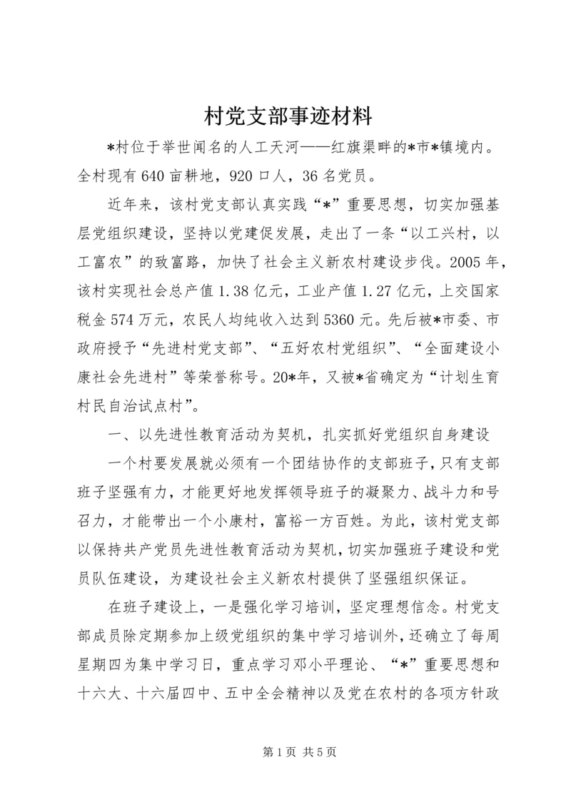 村党支部事迹材料 (3).docx