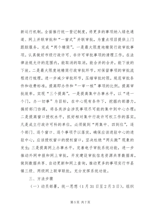 行政中心作风建设年工作方案.docx