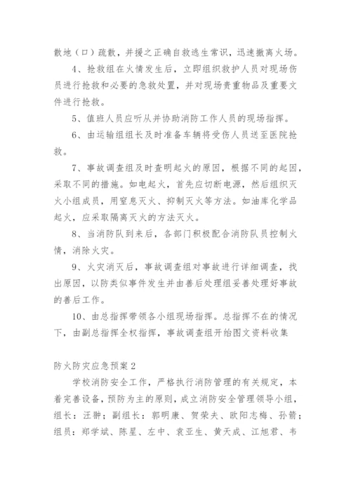 防火防灾应急预案.docx