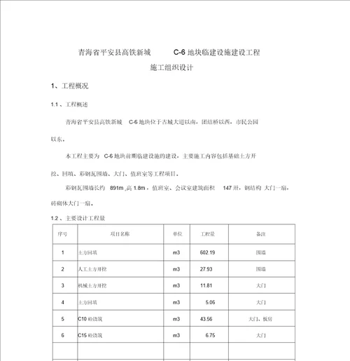 彩钢瓦围墙施工方案修改